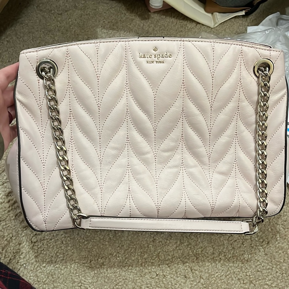 Kate Spade Briar Lane Purse Tote in Pink Leather